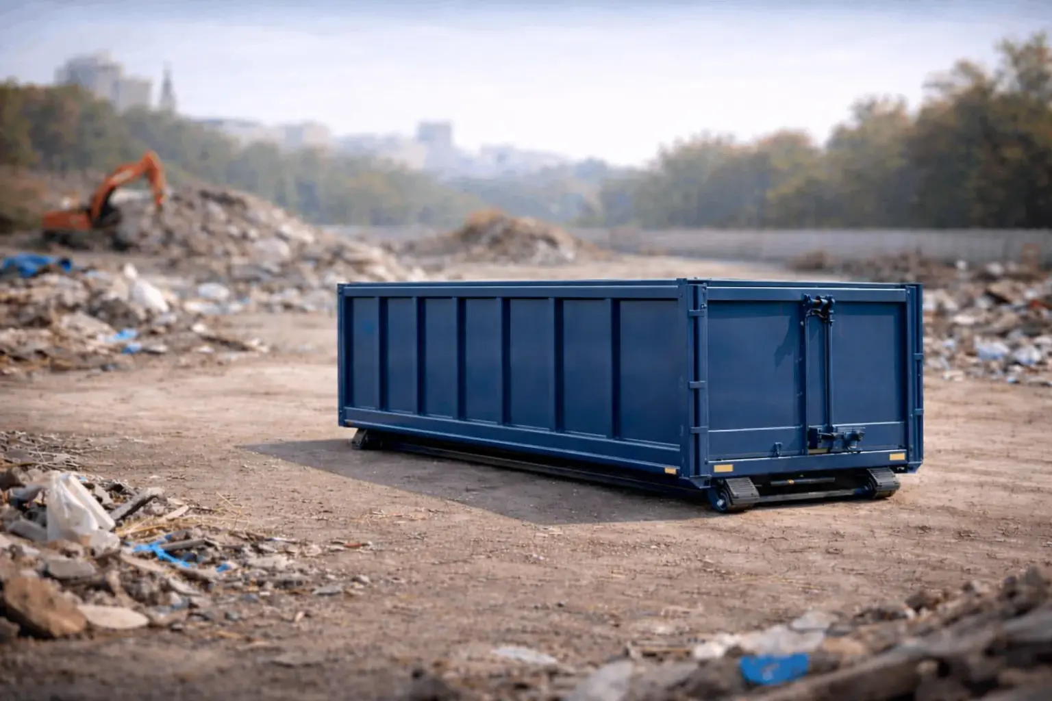 Син контейнер 40 куб.см.