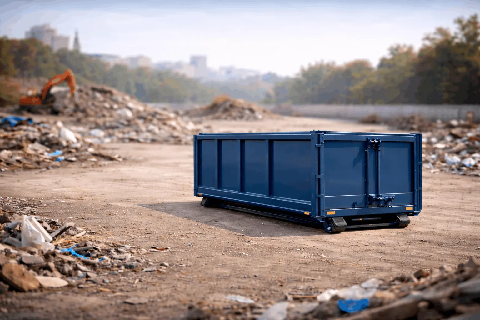 Какво НЕ може да се изхвърля в контейнер за строителни отпадъци