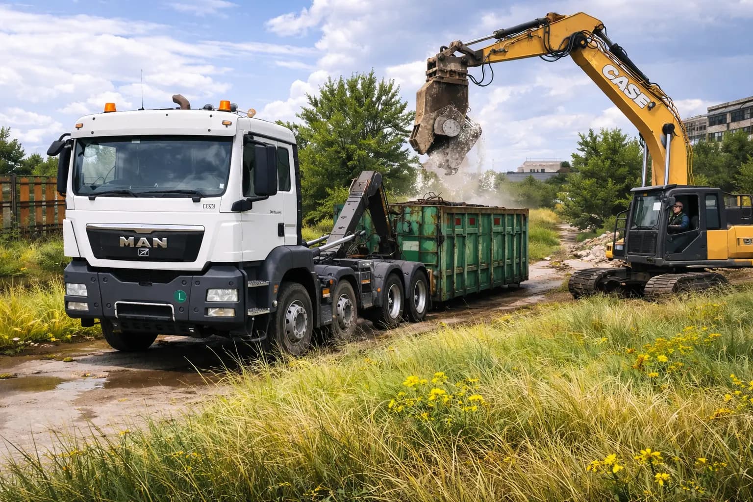 Кърти, чисти, извозва — техника за разчистване и извоз